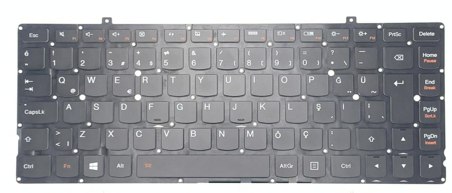 Noteware Lenovo Uyumlu 2521-2835 / Yoga 2 Pro 13 – LED’li Laptop Klavyesi (Türkçe Tuş Takımı)