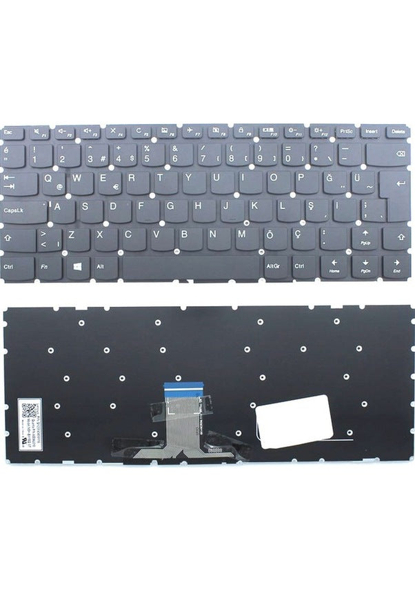 Noteware Lenovo Uyumlu IdeaPad 310S-14IBR / 510S-14 Laptop Klavyesi – TR Q Türkçe Siyah
