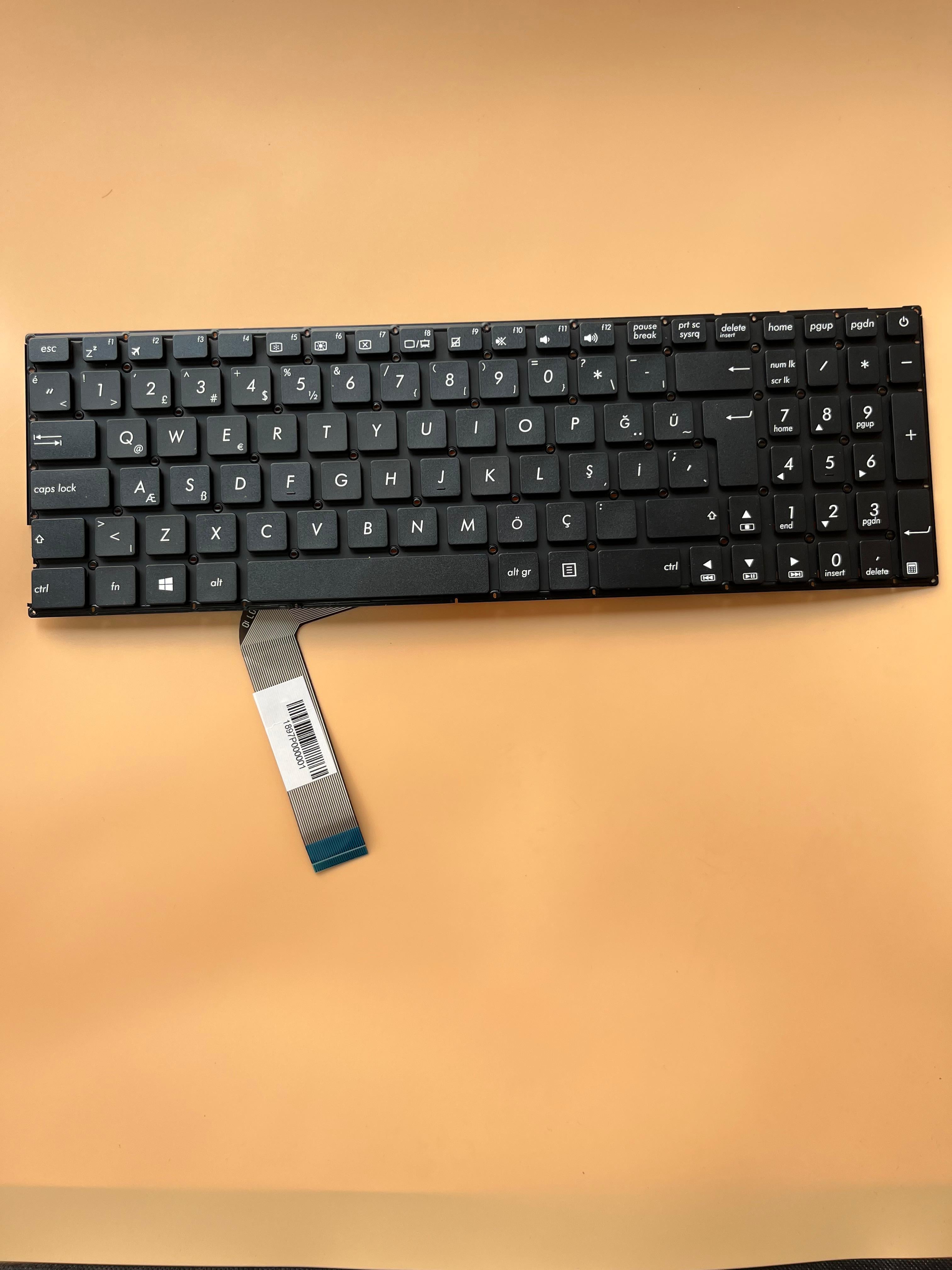 Noteware Asus Uyumlu X542UR-GQ434 0KN0-TR-Laptop Klavyesi Tuþ Takýmý